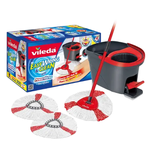 Vileda Easy Wring And Clean Turbo Mop With 2 Refills