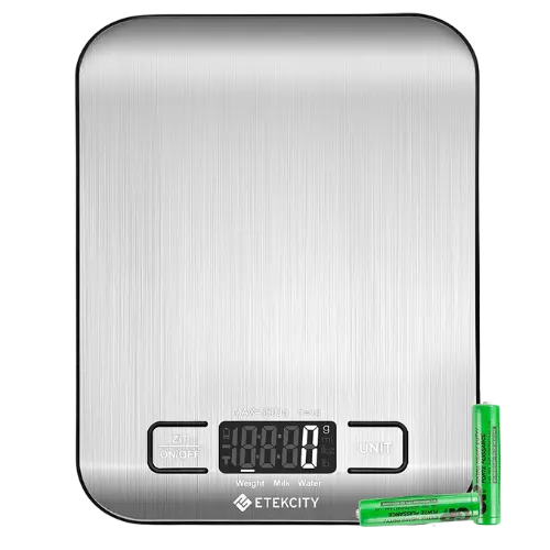 Etekcity Food Digital Kitchen Weight Scales EK6015 Backlit Stainless Steel