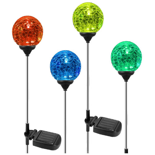 OxyLED Solar Garden Colour Changing Globe Lights