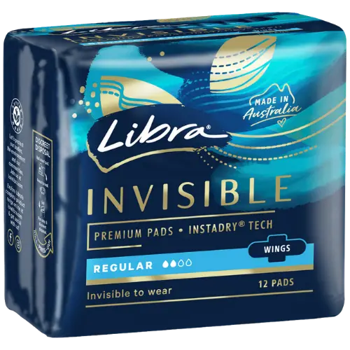 Libra Invisible Regular Pad with Wings