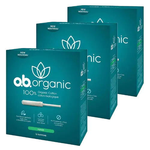 o.b. Organic Tampons with New Plant-Based Applicator