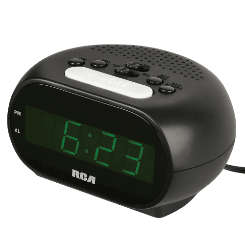 RCA RCD20 Digital Alarm Clock with Night Light