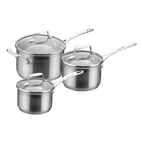 Scanpan Impact 3-piece Saucepan Set