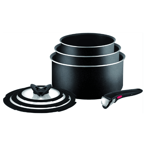 Tefal Ingenio Essential 7-piece Saucepan Set with Lids