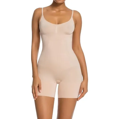 SHAPERX Mid-thigh Seamless Full Body Shaper