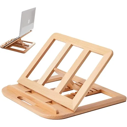 RAVEGO Adjustable Wooden Laptop Stand