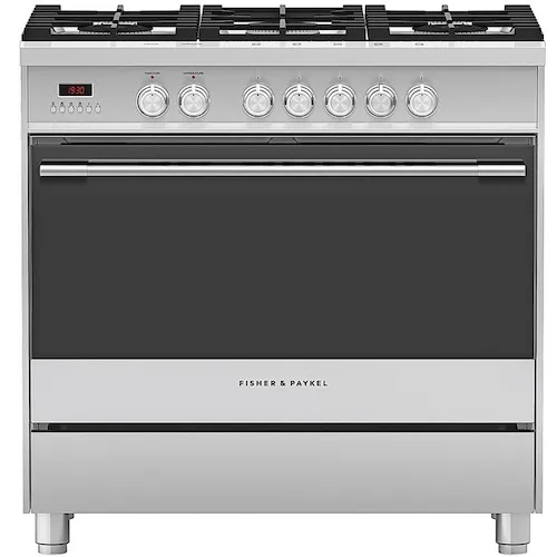 Fisher & Paykel 90cm Freestanding Dual Fuel Cooker OR90SCG1X1