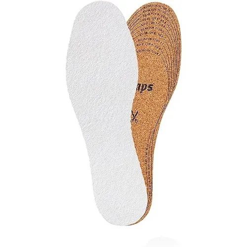 Kaps Shoe Boot Insoles Inserts with Natural Coconut Fibres and Terry Cloth