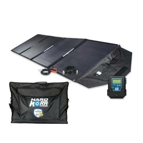 Hardkorr 200W Heavy Duty Portable Solar Panels with Crocskin Cell Armour