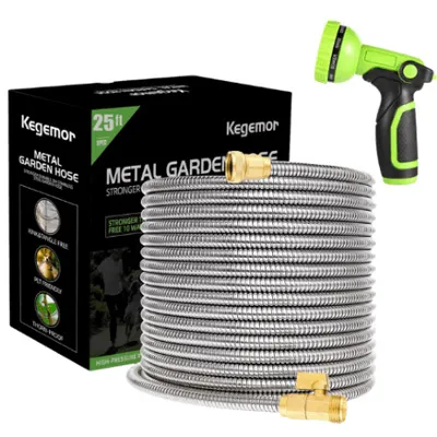 Kegemor Metal Water Hose