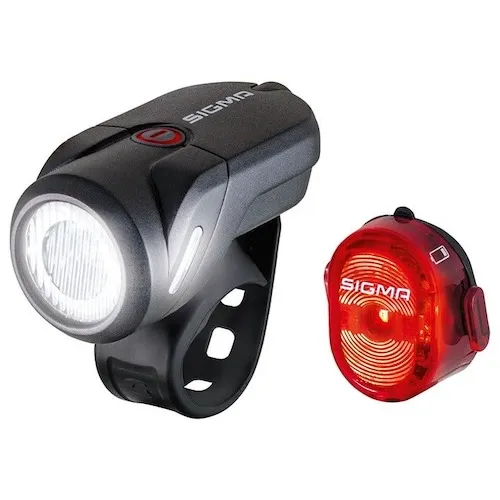 Sigma Sport LED Akkuleuchten Set Aura