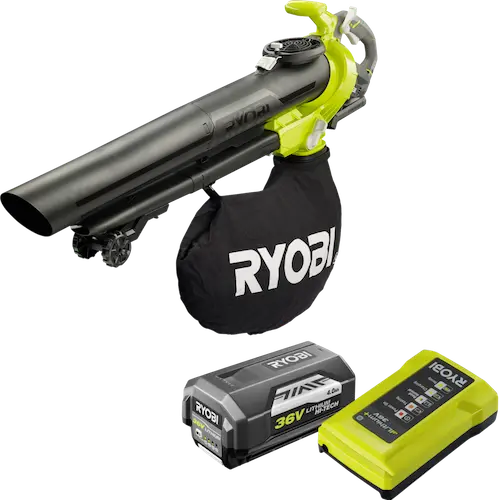 Ryobi 36V Brushless Cordless Blower Vac 4.0Ah Kit