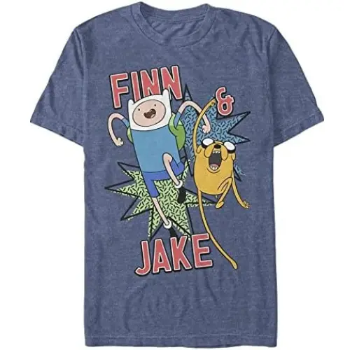 Adventure Time Men's Big & Tall Jake and Finn T-Shirt from $53.81