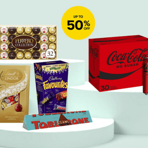 Up to 50% off snacks and drinks at Big W