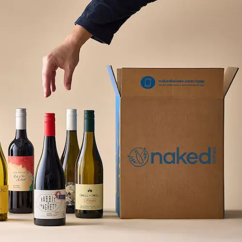 $171 off, Bonus gift worth $124 + Free delivery at Naked Wines