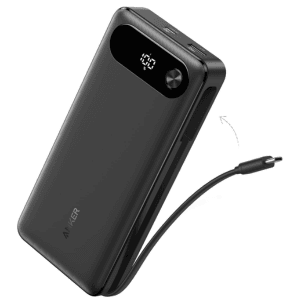 42% off Anker Power Bank 20,000mAh with Built-in USB-C Cable on Amazon